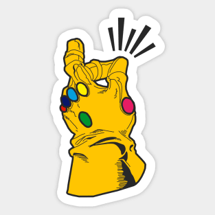 POOF U DED Sticker